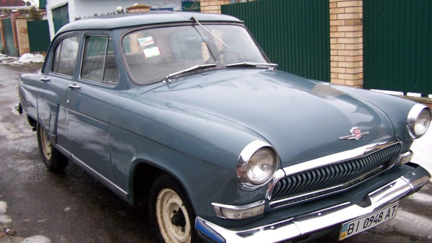 ГАЗ 21 Волга голубая