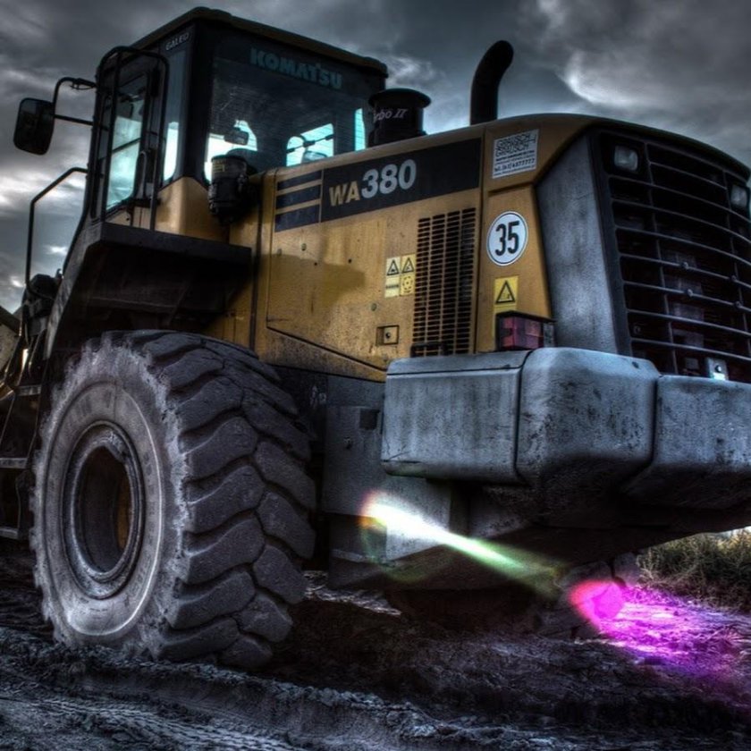 Бульдозер Коматсу обои