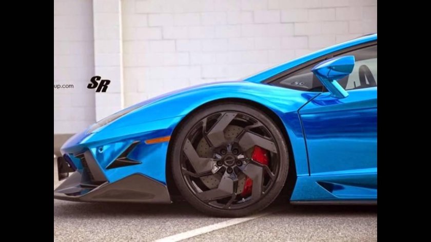 Lamborghini Aventador lp700-4 Blue