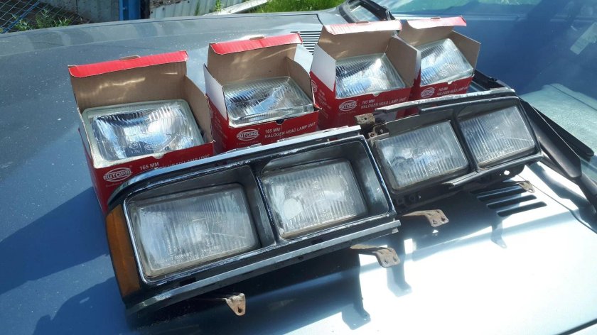 Ауди 80 б2 фары американки