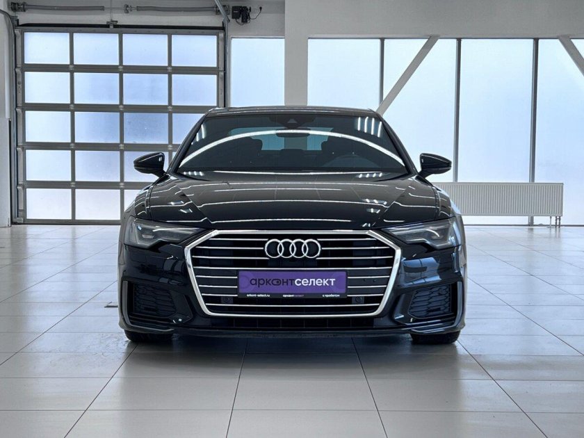 Черная ауди а 6