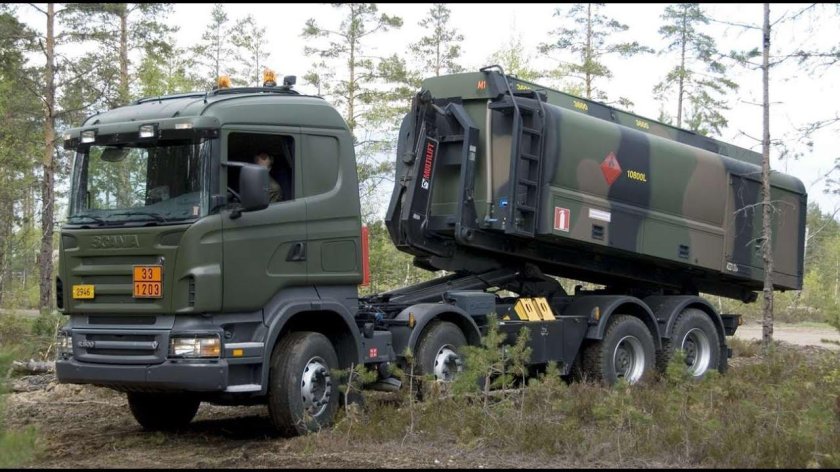 Scania 8x8 тягач