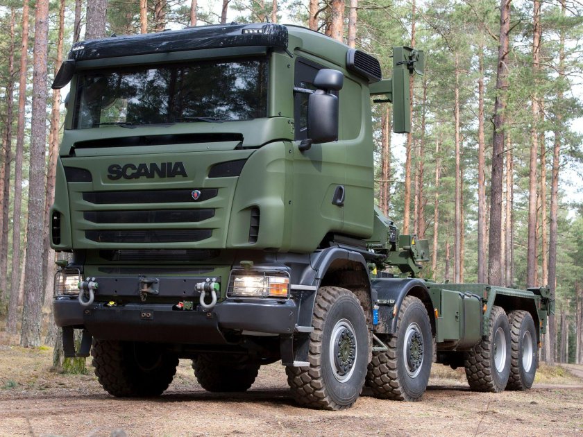 Scania 8x8 тягач