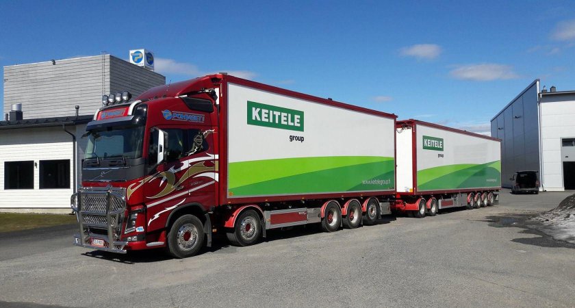 Шведская сцепка автопоезд Scania