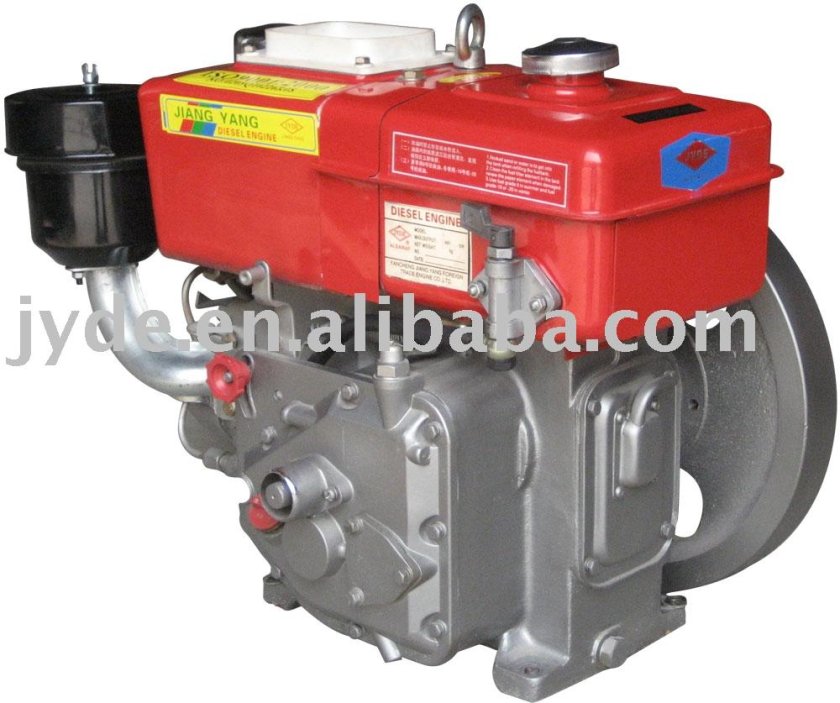 Китайский одноцилиндровый дизельный двигатель zh-1115 18л.с