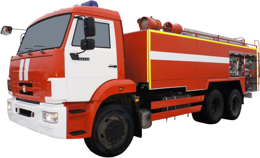Пожарная автоцистерна камаз 65115