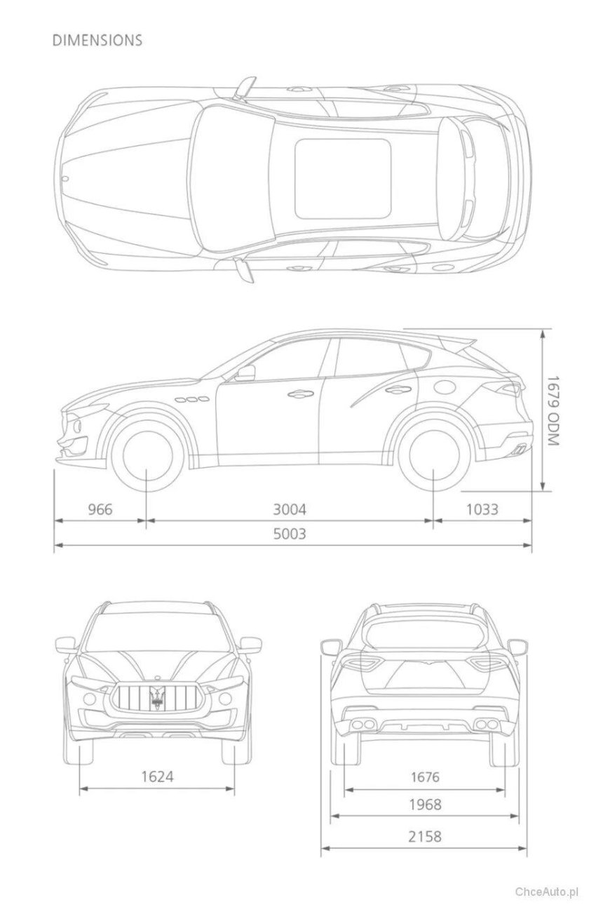 Мазерати чертеж