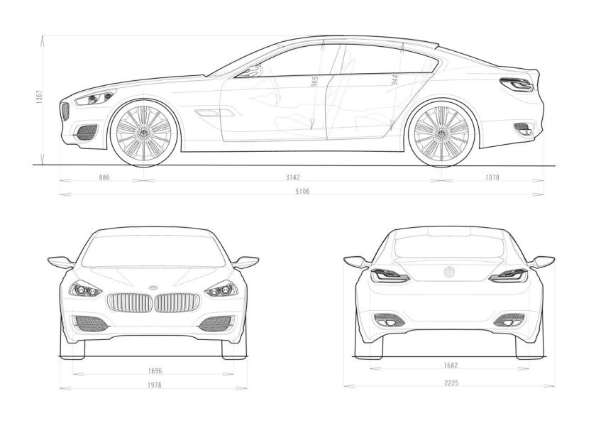 BMW m5 Blueprint
