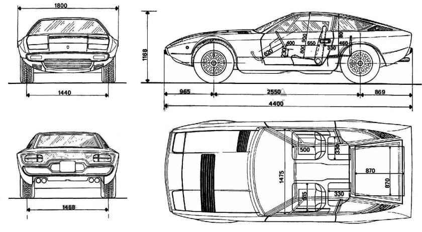 Мазерати хамсин 1974