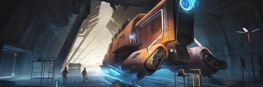 Футуристический поезд