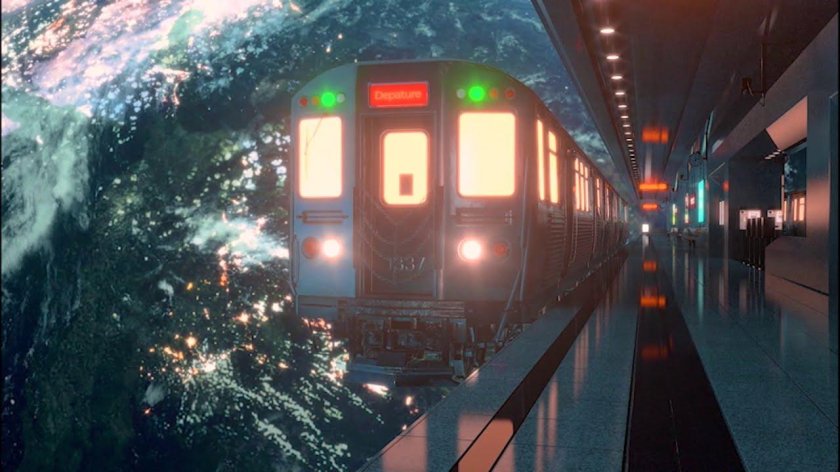 Поезд в космосе