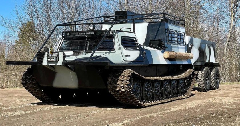 Радиоуправляемый вездеход МТЛБ