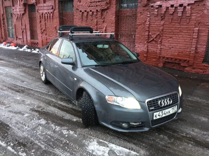 Ауди а4 б8 багажник на крышу