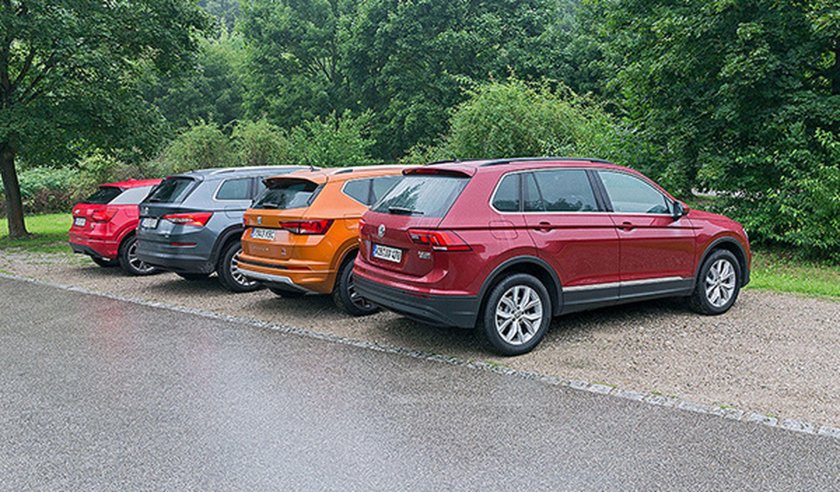 Volkswagen Tiguan 2 и Skoda Kodiaq