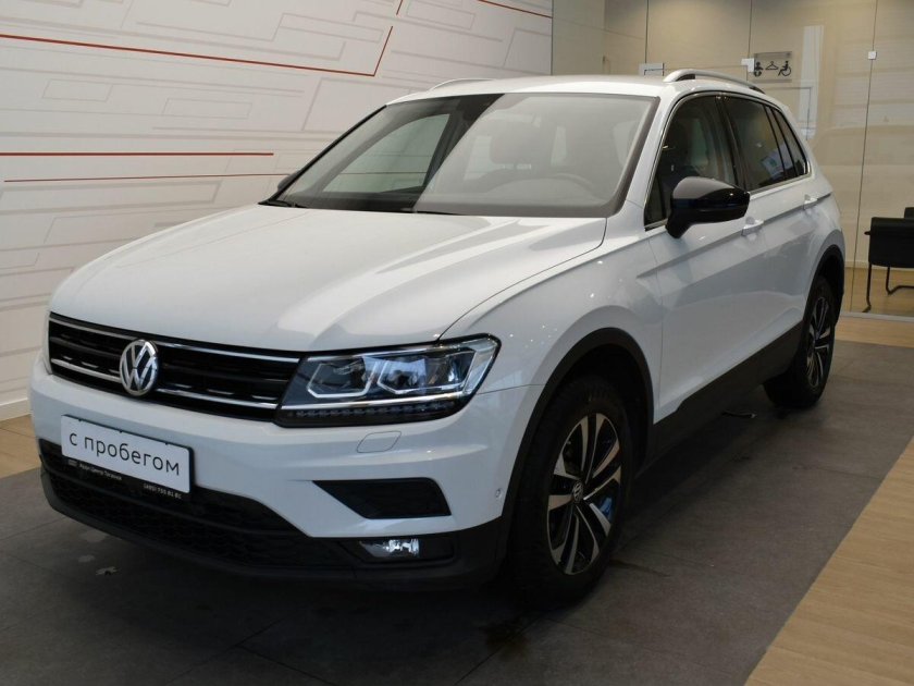 Новый фольксваген тигуан белый