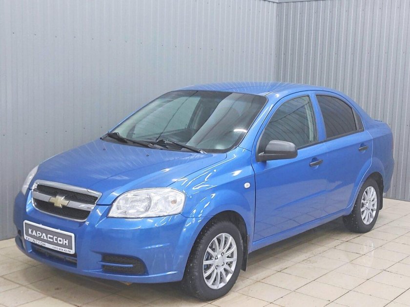Шевроле авео 2008 седан синий