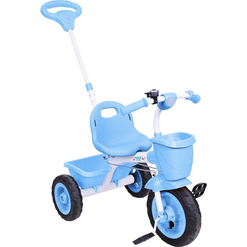 Велосипед детский трехколесный с ручкой