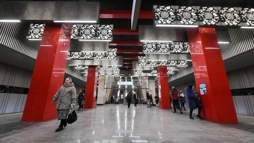 Большая Кольцевая линия метро Мичуринский проспект