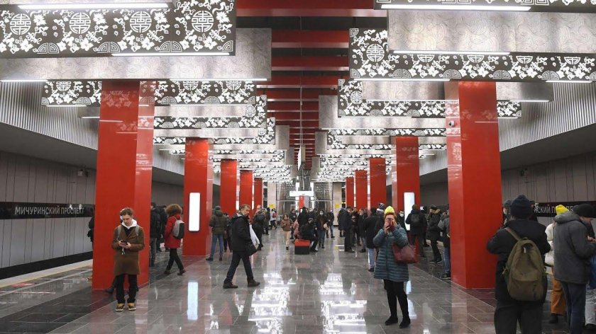 Станция Мичуринский проспект БКЛ