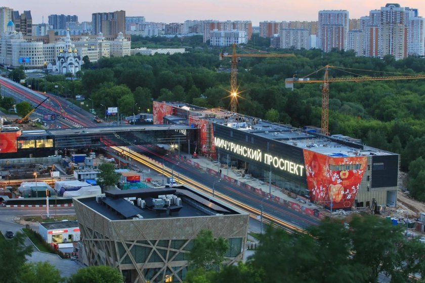 Мичуринский проспект станция метро солнцевская линия