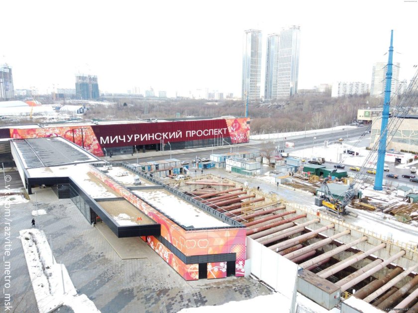 Мичуринский проспект метро БКЛ