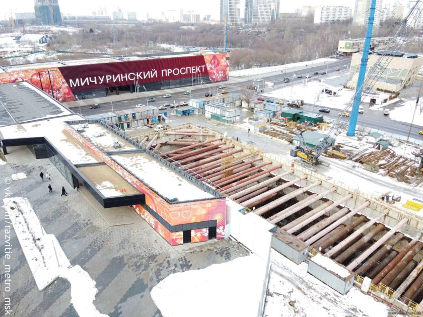 Мичуринский проспект метро БКЛ