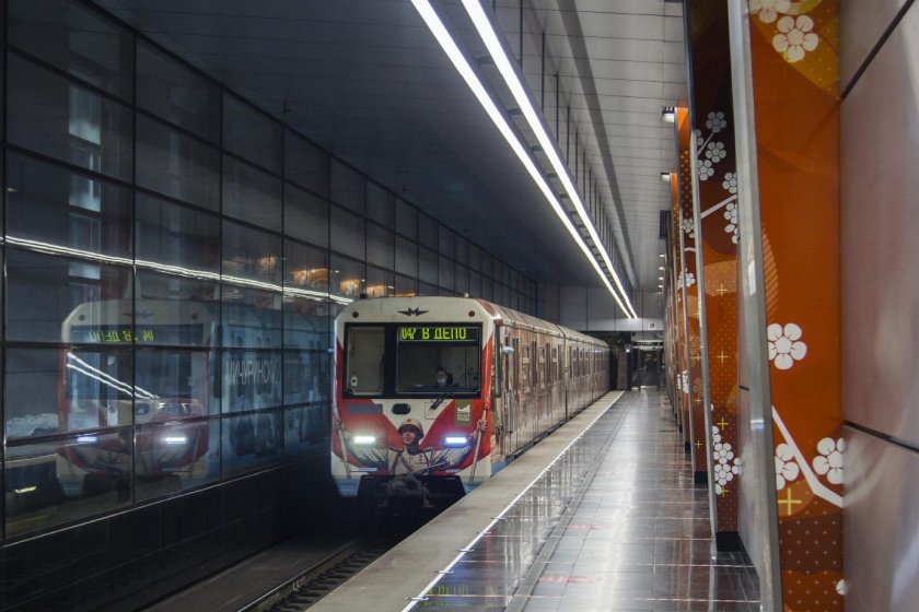 Москва вагон метро