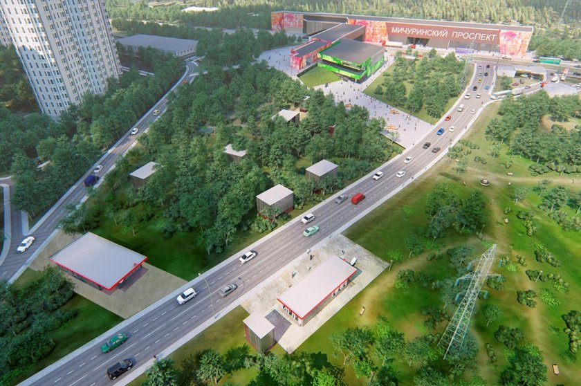 Станция Мичуринский проспект БКЛ