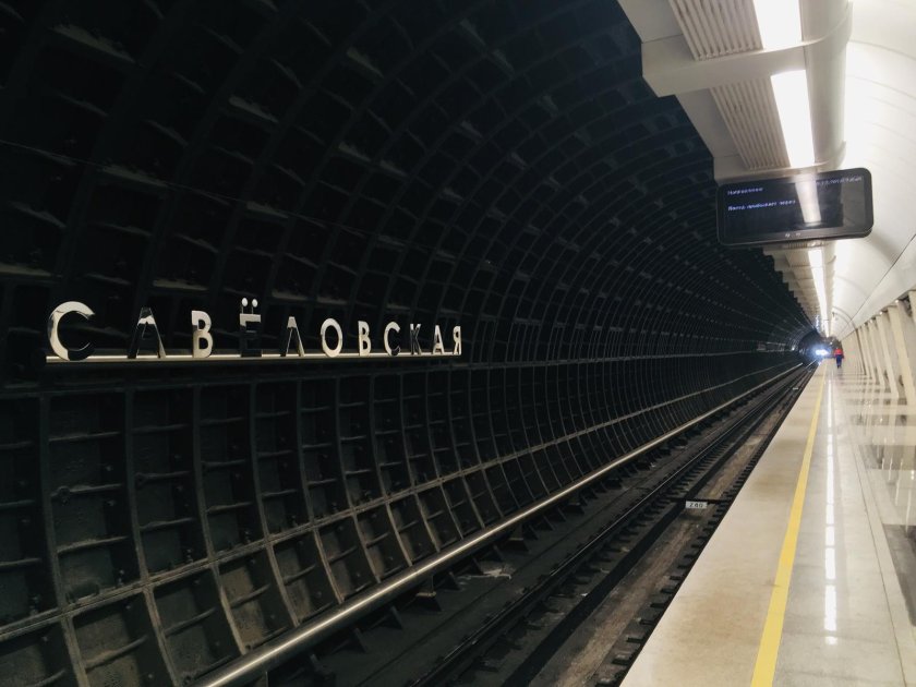 Савёловская в 11 большой кольцевой линии