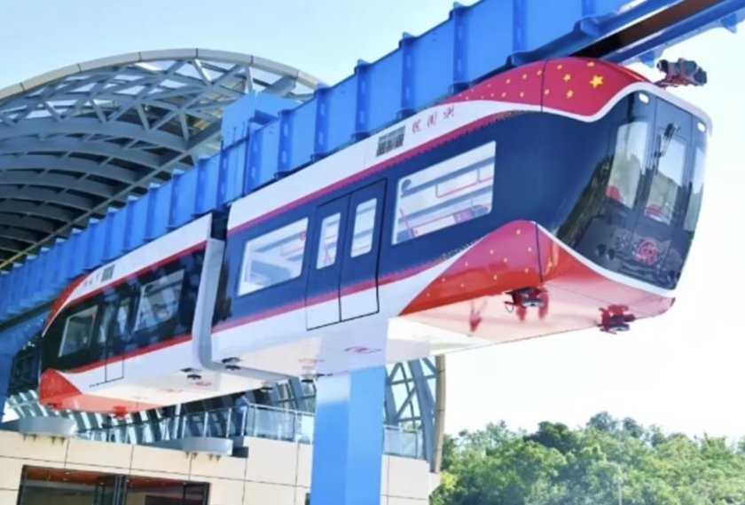 Левитирующий поезд «Маглев» (Китай)