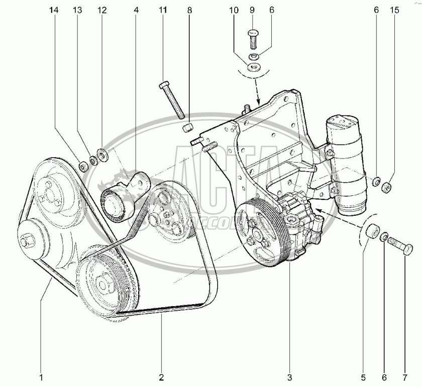 Привод вспомогательных агрегатов 2123
