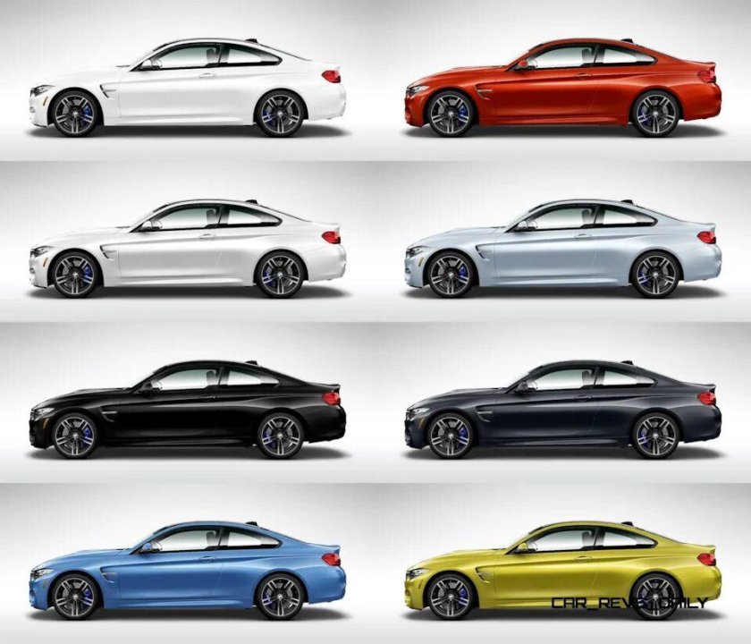 BMW m4 Colors