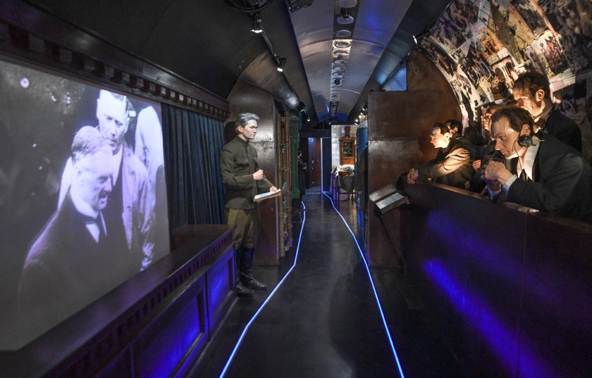 Иммерсивная инсталляция поезд Победы