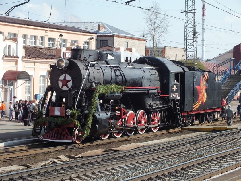 Поезд Победы в Верещагино