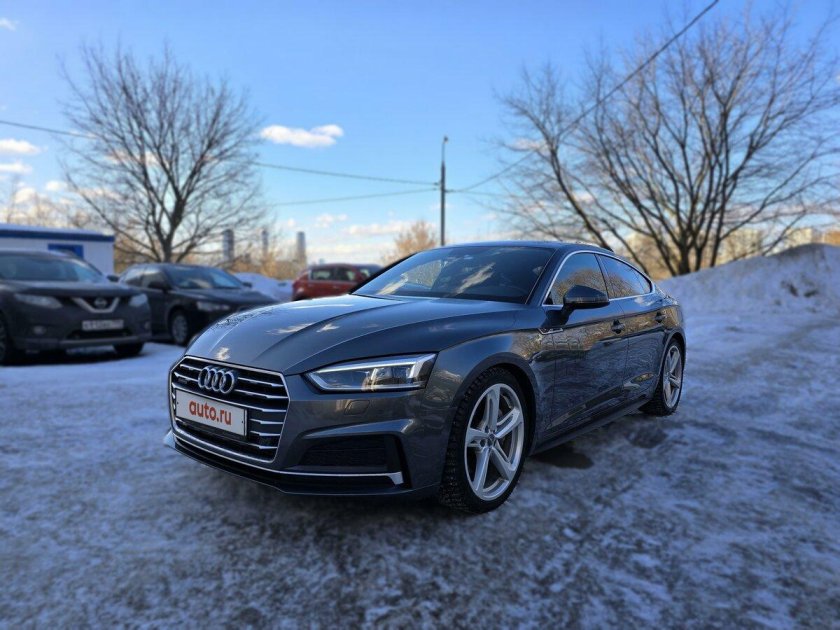 Серая ауди а5 лифтбэк 2018
