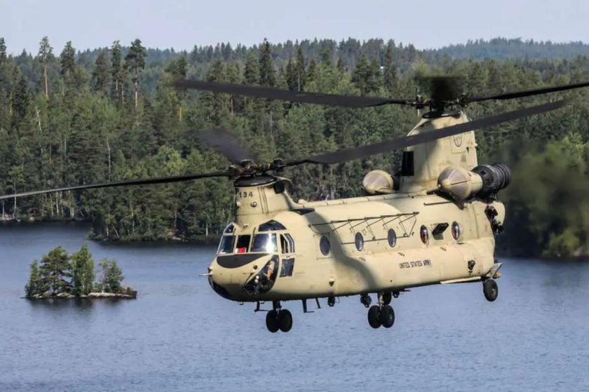 Boeing ch 47 chinook вертолёт