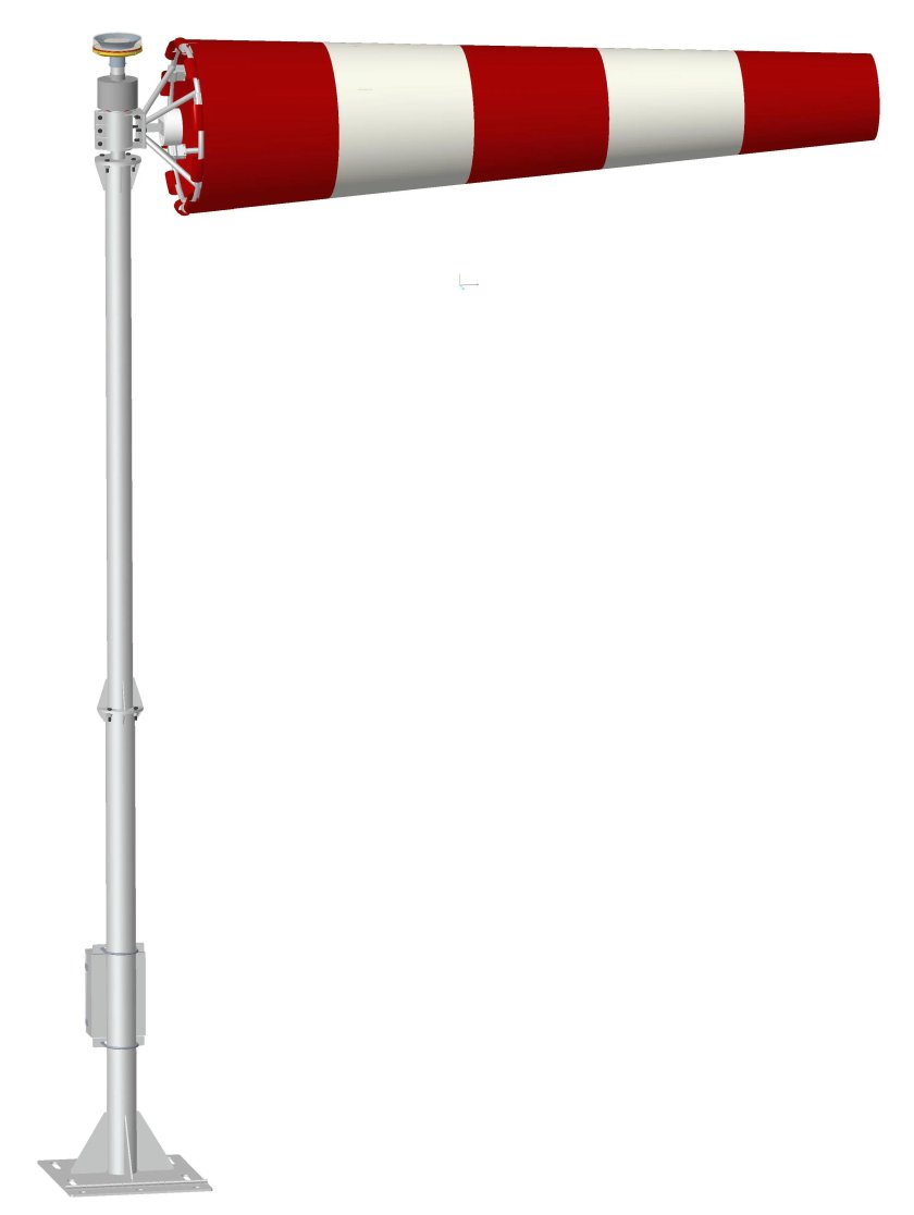 Ветроуказатель с подсветкой для вертодрома 48 вольт wind.600