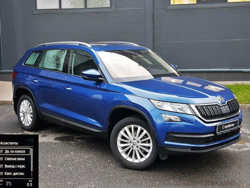Шкода Кодиак синий