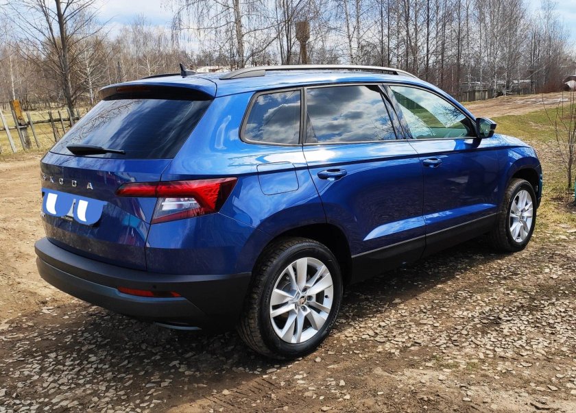 Skoda Karoq синий