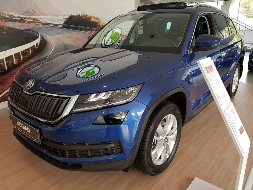 Синий Reef металлик Skoda