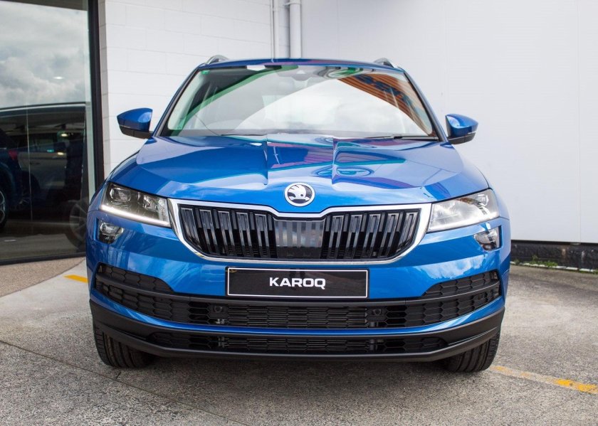 Skoda Karoq синий