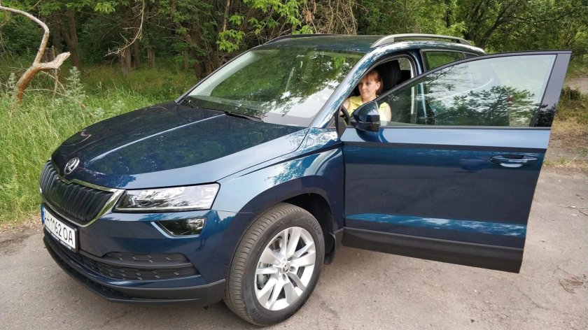 Шкода Карок синий