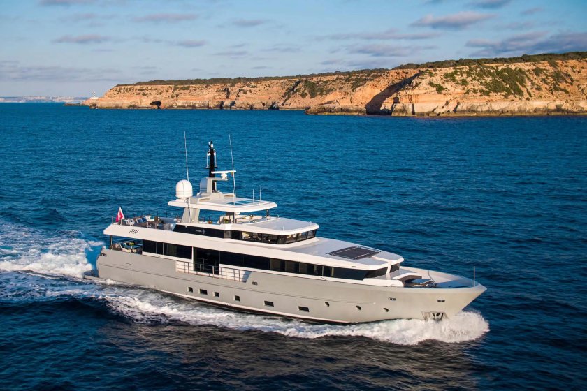 Charter yacht