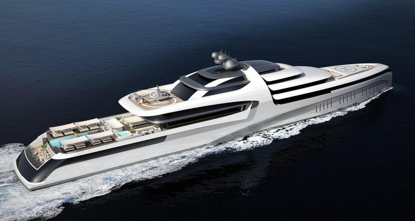 Мегаяхта Admiral x Force 145