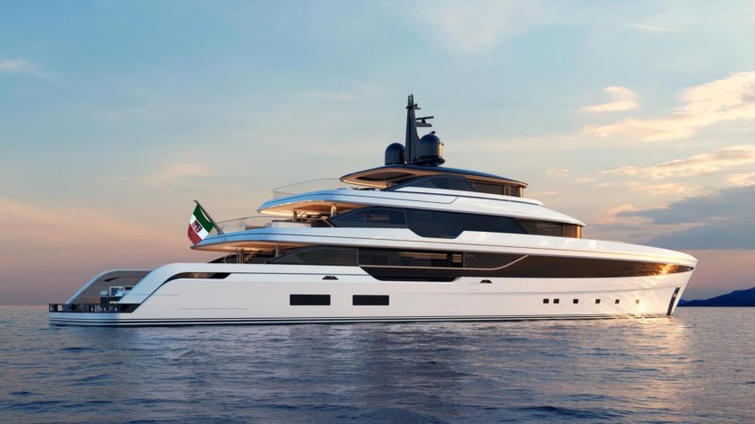 Красивая яхта