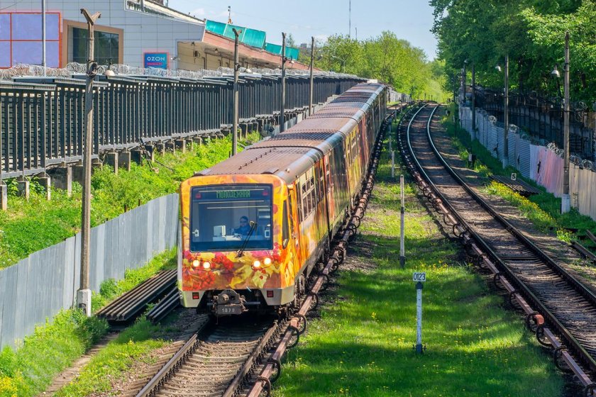 Москва вагон метро
