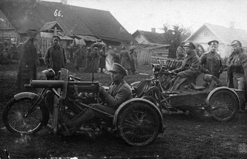 Немецкий мотоцикл 1914