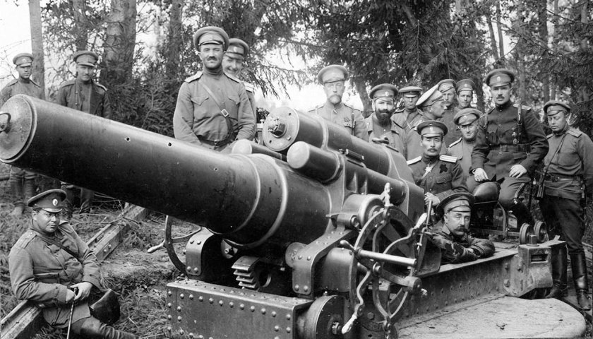 Гаубицы Российской империи 1 мировой войны