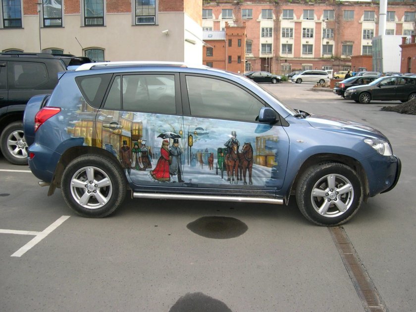 Аэрография Тойота