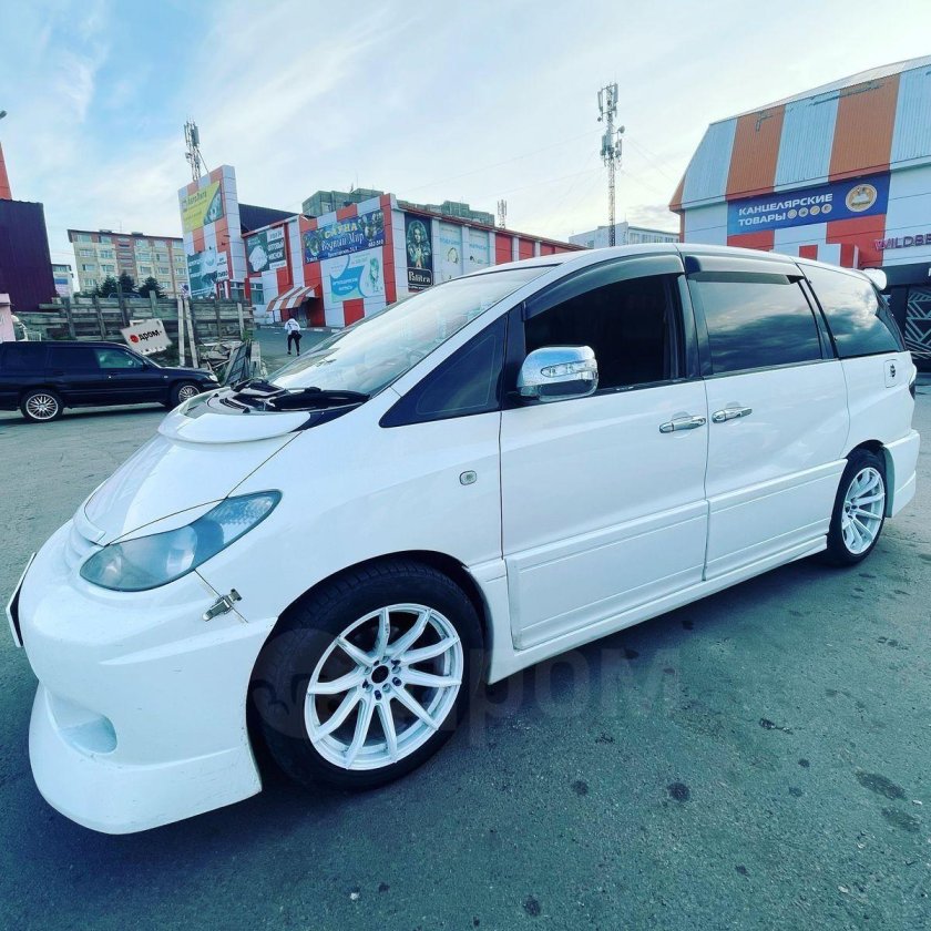 Тойота эстима 2002 белая